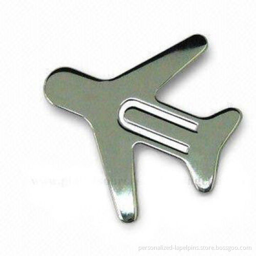 Custom Promotional Airplane Shape Bookmarks, Stainless Iron Personalised Bookmarks